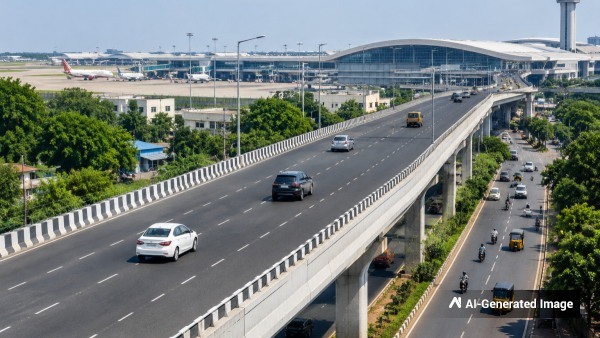 New flyover on the Tambaram-Porur road to the airport Will the Tamil Nadu government grant approval