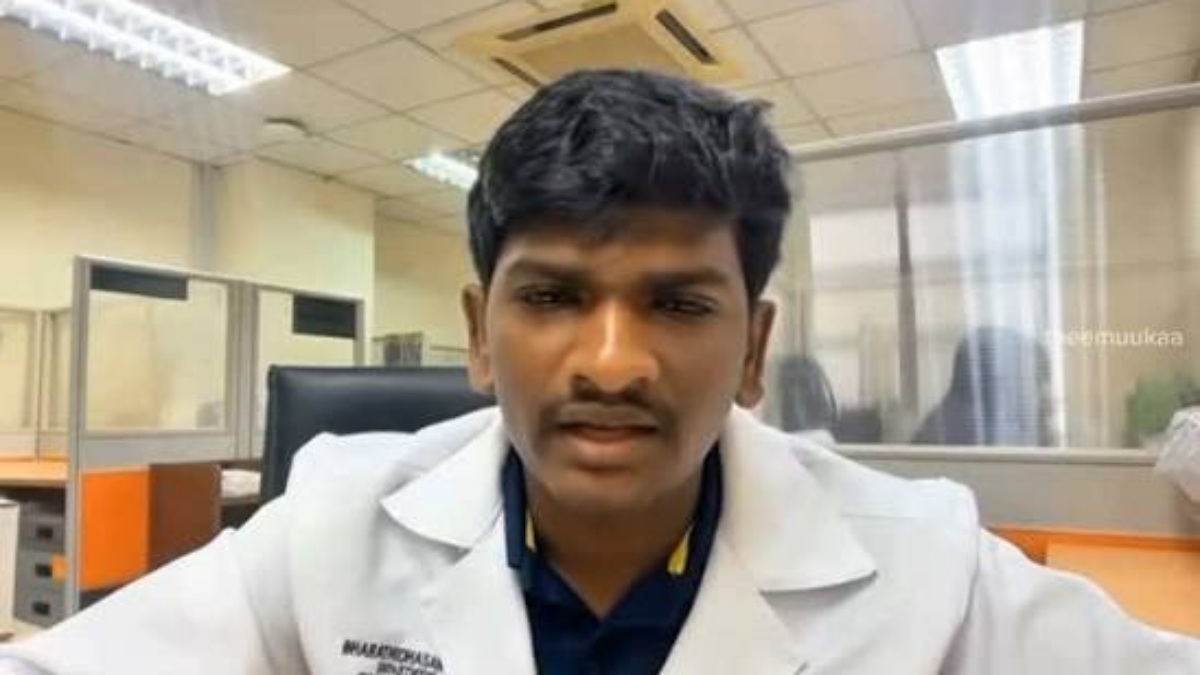 அம்பேத்கர் அயலக கல்வி உதவித்தொகை பாரதிதாசனுக்கு கிடைத்தது