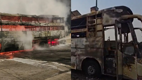 Uttar Pradesh Bus Fire