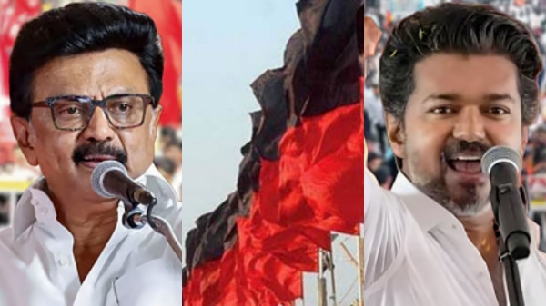 TVK DMK Vijay