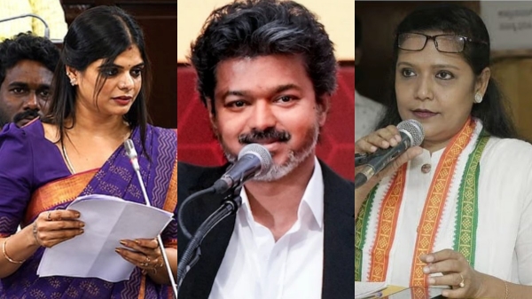 Kanimozhi TVK Congress Vijay