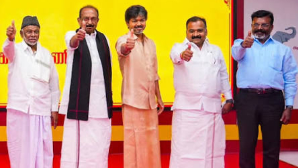 TVK Bypolls Congress VCK MDMK amp amp IUML Leaders Among 40 Star Campaigners