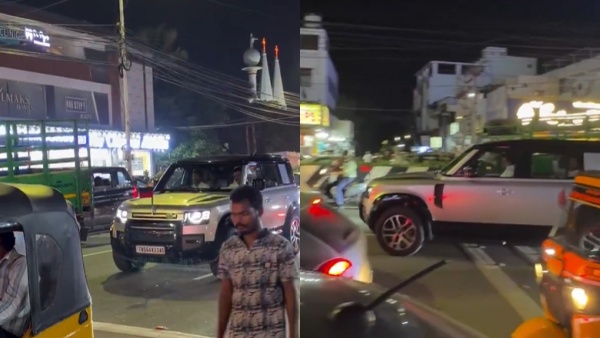 Stalin car in traffic