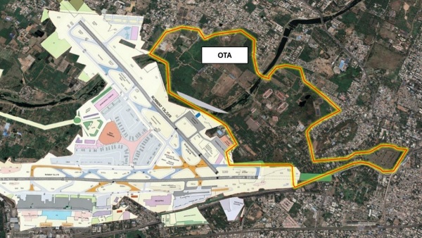 OTA OTA ICAO 07 25 760 1 035 - Obstacle Surfaces - OLS 12 30 Code-C RESA 3- OTA OTA OTA