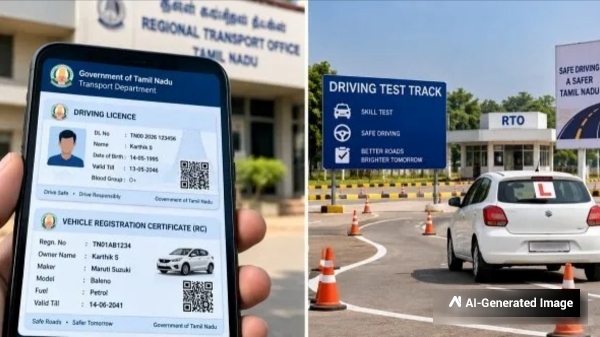 Driving Licence RC Tamil Nadu