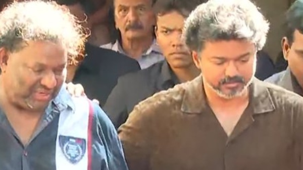 CM Vijay pays his last respects to Deva in person consoles to tearful Srikanth Deva CM Vijay pays his last respects to Deva in person consoles to tearful Srikanth Deva