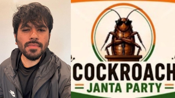 election commission Cockroach Janata Party protest