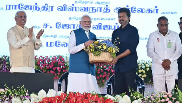 PM Modi Says He Is Working With CM Vijay to Drive Tamil Nadu s Development PM Modi Says He Is Working With CM Vijay to Drive Tamil Nadu s Development