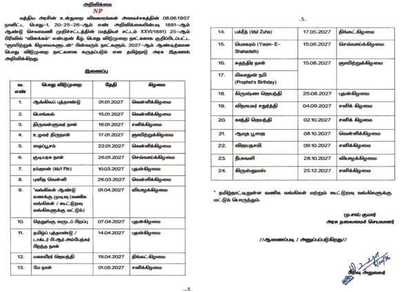 Tamil Nadu Govt