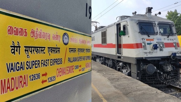 Vaigai Express train india