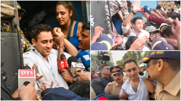 Mumbai Protest Bollywood Actor Imran Khan Mumbai Protest Bollywood Actor Imran Khan
