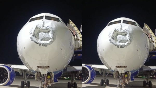 indigo-flight-nose-damages-after-lightning-hits-and-safely-lands-in-lucknow indigo-flight-nose-damages-after-lightning-hits-and-safely-lands-in-lucknow