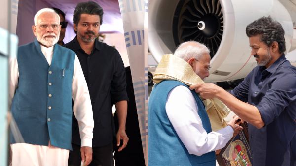 CM Vijay Waits Over 90 Minutes at Chennai Airport to See Off PM Modi