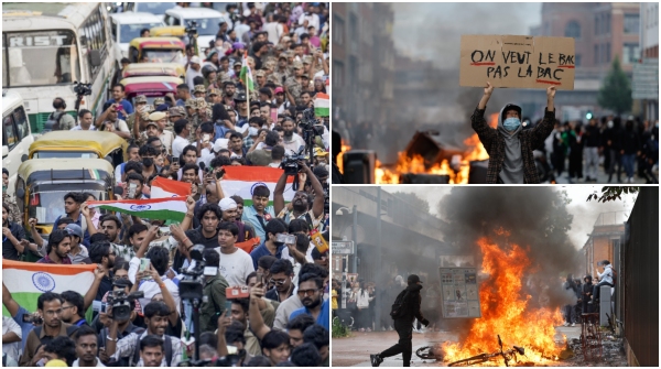 Global Protests france India