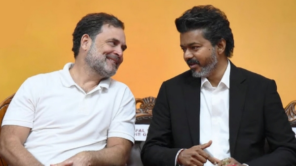 Rahul Gandhi Vijay TVK Congress Rahul Gandhi Vijay TVK Congress