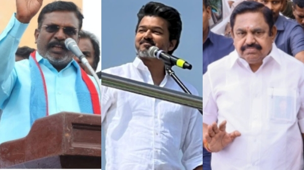 Thirumavalavan Vijay TVK Edappadi Palanisamy