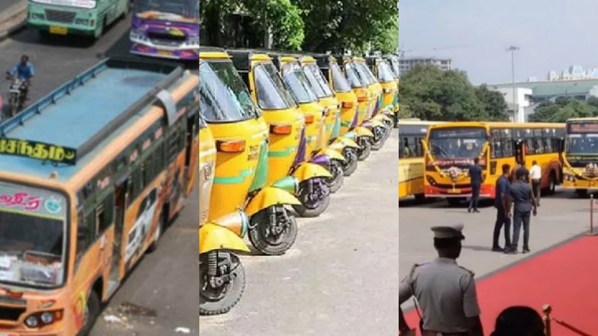 தனியார் பஸ்கள் காலி.. ஆட்டோ அம்பேல்.. அரசு பஸ்கள் நஷ்டம்! வெற்றி பயணத்தால் தோற்றுப்போன துறைகள்! 