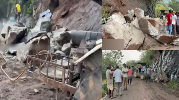 Valparai Road Block Heavy Rain Valparai Road Block Heavy Rain