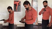 లైవ్ డెత్: తుపాకీతో స్టంట్, ఛాతీ చీల్చుకుంటూ వెళ్లిన బుల్లెట్!