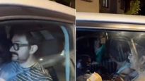 నీకే సాధ్యం సామీ.. ముగ్గురితో ఒకే కార్లో స్టార్ హీరో! (వీడియో) 