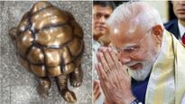 ఏరికోరి అదృష్టాన్ని తీసుకొచ్చే ఇత్తడి తాబేలును ఎంచుకున్న ప్రధాని మోదీ