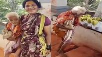 శ్రీవారి దర్శనానికి మెట్ల మార్గంలో తిరుమల చేరుకున్న 116 ఏళ్ల బామ్మ..!!