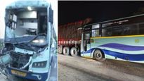 బెంగళూరుకు వెళ్తోన్న APSRTC సూపర్ లగ్జరీ బస్సుకు ప్రమాదం- నుజ్జునుజ్జు: దుర్మరణం