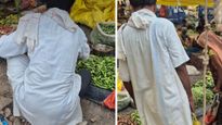 రైల్వే బెడ్ షీట్ తో కుర్తా... వైరల్ వీడియో.. నెటిజన్లు ఏమంటున్నారంటే 