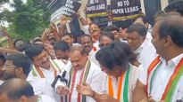 కాంగ్రెస్, బీజేపీ పోటా పోటీ నిరసనలు- ఉద్రిక్తత..!!