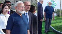 తాష్కెంట్ లో ప్రధాని మోదీ అద్దిరిపోయే న్యూ లుక్- వెరీ సింపుల్, వెరీ క్యాజువల్