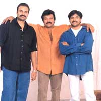 Chiranjeevi Nagababu & Pavan Kalyan Chiranjeevi Nagababu & Pavan Kalyan
