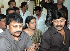 Chiranjeevi, Jeevitha & Rajasekhar