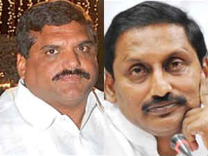 Botsa Satyanarayana and CM Kiran Kumar Reddy Botsa Satyanarayana and CM Kiran Kumar Reddy