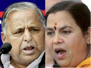 Mulayam Singh and Umabharathi Mulayam Singh and Umabharathi
