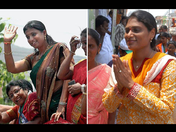 జగన్ ఎఫెక్ట్‌: యువ జోరు, రోజాపై ఇందిర సై! (పిక్చర్స్)