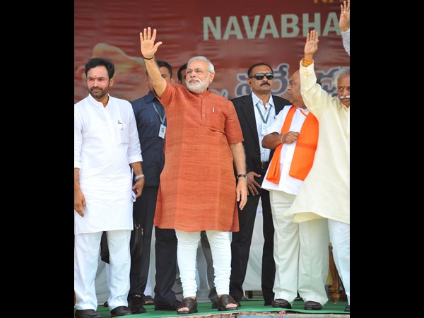 మోడీ, కిషన్, దత్తాత్రేయ...