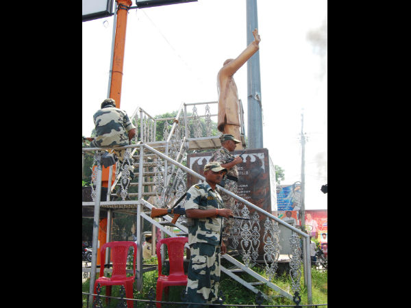 భారీ భద్రత...