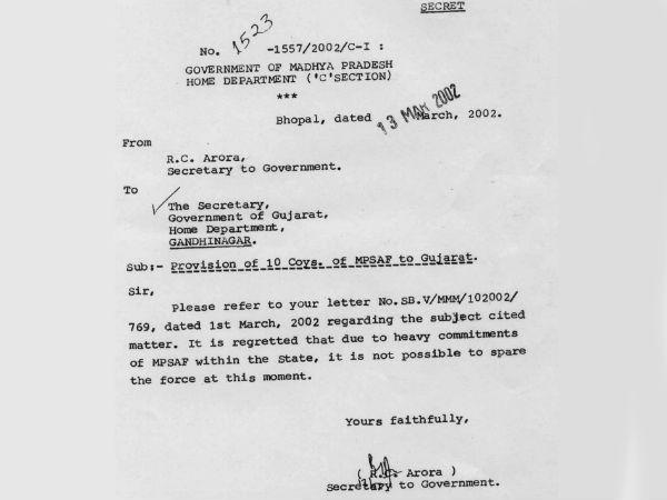 2002, ఫిబ్రవరి 28న సైనికుల సహాయం కోరిన మోడీ