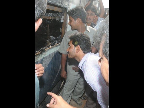 ప్రమాద స్థలి వద్ద