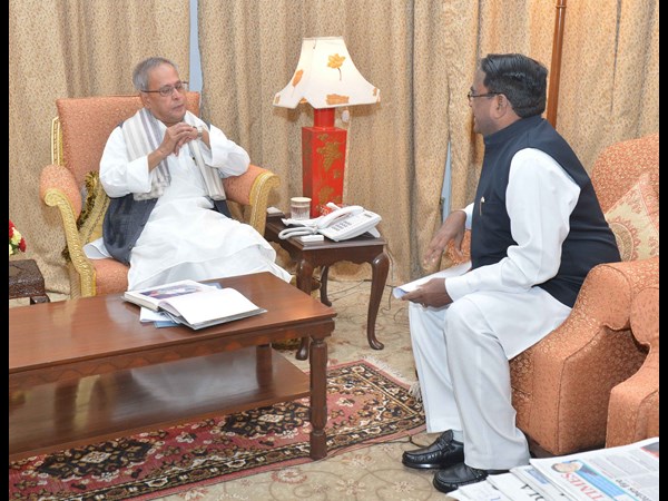 రాష్ట్రపతితో పొన్నాల లక్ష్మయ్య