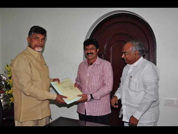 బాబు నుంచి బాలకృష్ణ బీ ఫారం 2