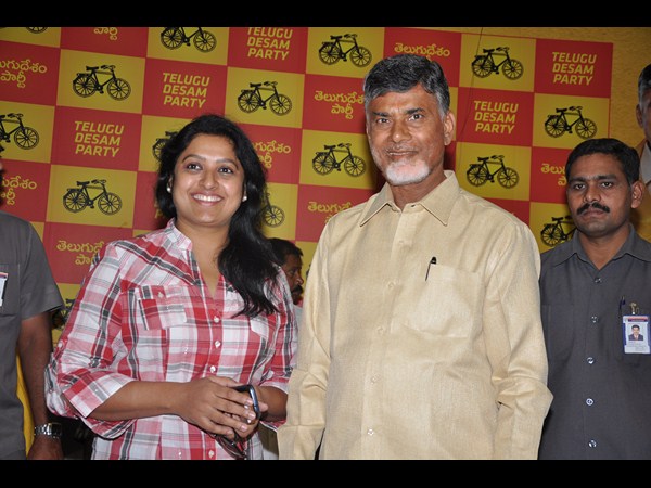 చంద్రబాబుతో సన భేటీ