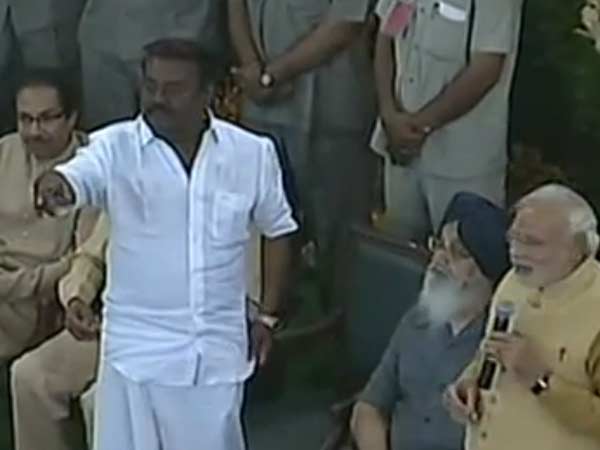 విజయకాంత్, మోడీ