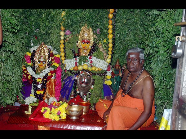 శాకాంబరి అలంకరణలో..