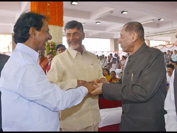 బాబు, కేసీఆర్, నరసింహన్