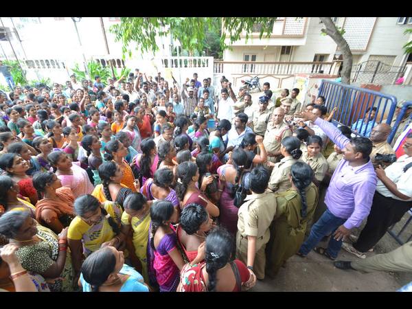 యానిమేటర్ల ధర్నా