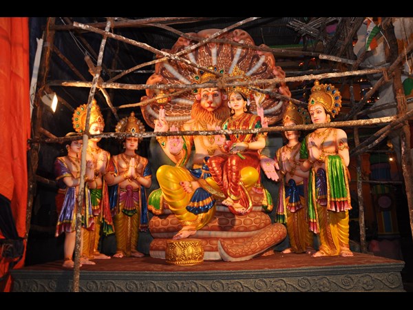 ఖైరతాబాద్ వినాయకుడు రెడీ