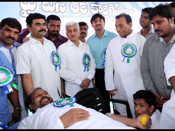 వైయస్ లేని లోటు..: జగన్ పార్టీ ఇలా.. (పిక్చర్స్)
