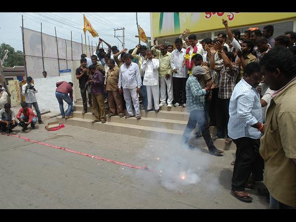 రెపరెపలాడిన టిడిపి జెండా