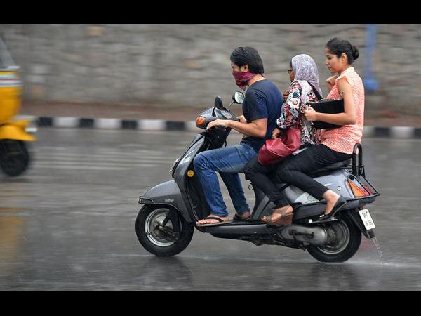  నగరంలో భారీ వర్షం 